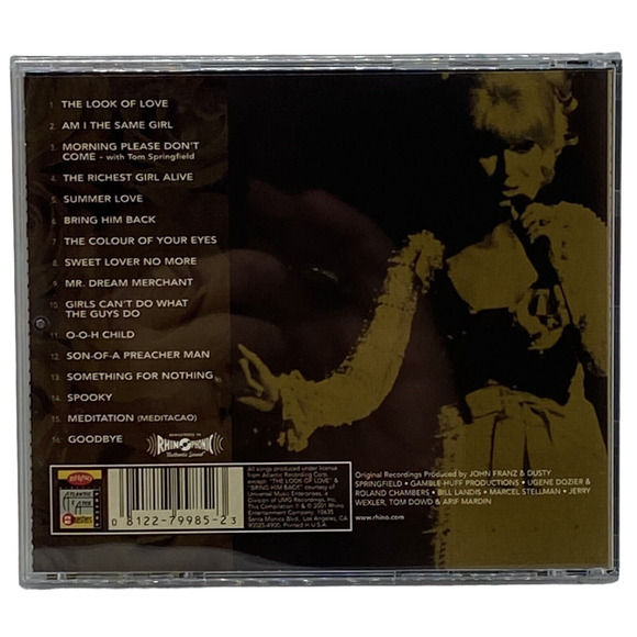 Dusty Springfield - Love Songs CD 2001 Rhino Entertainment 1960s-1970s Oldies - Picture 2 of 16